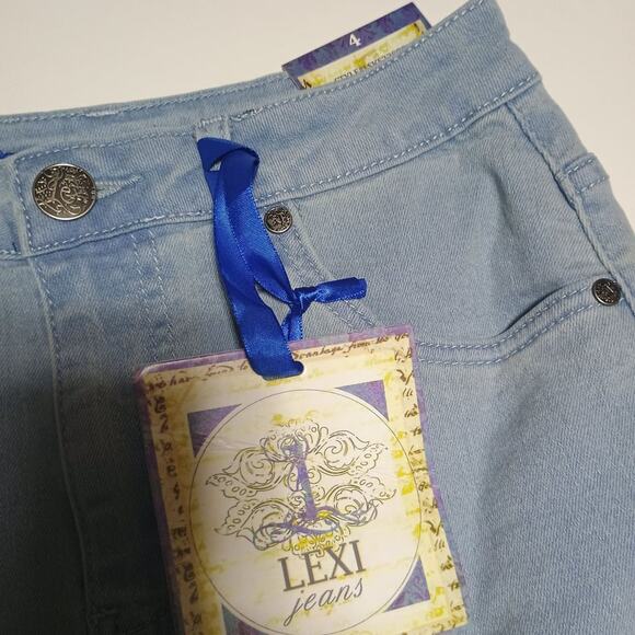 New Lexi Dress Jean, Light Wash, Size 4 - Picture 5 of 5